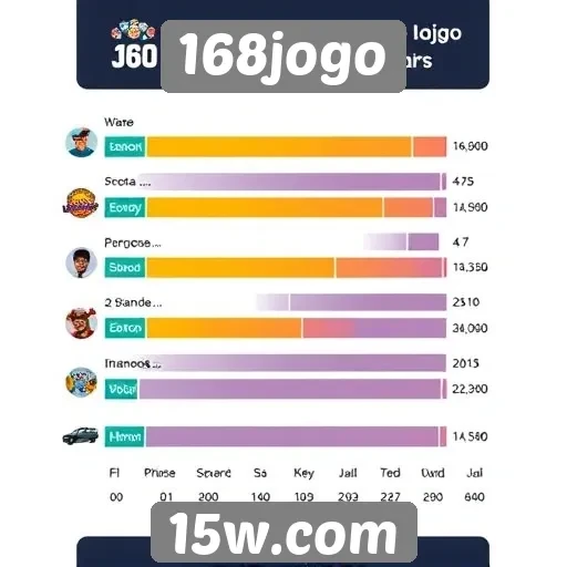 Estatísticas de usuários do site 168jogo